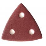 80x80x80mm Cleaning Scouring Pads 3 Holes Multitool Sandpaper 100 Grit For Wood Sanding for sale
