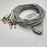 Medical TPU Banana 4.0 Marquette 10 Lead Ecg Cable for sale