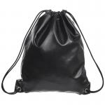Custom PU Leather Drawstring Bags Headset Waterproof Storage String Bag