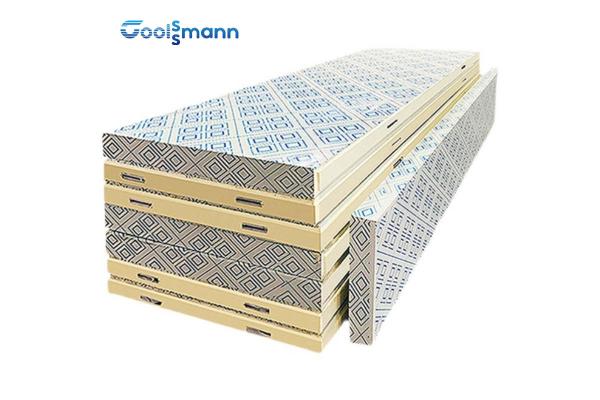 Cold Storage PU Sandwich Panel , Warehouse Assembly Polyurethane Foam Board
