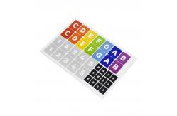 China Reusable Removable Piano Keyboard Label Stickers Printable supplier