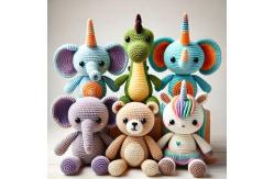 China Wholesale OEM Cute Customized Handmade Stuffed Animal Doll Crochet Toy Baby Gift supplier