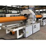 Horizontal Single Screw DWC Pipe Machinery Production Line For HDPE PP PVC Drain Pipe for sale