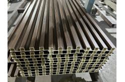 China Wood Substitute WPC Composite Panel Cladding Laminated Louver supplier