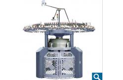 China Automatic Double Jacquard Knitting Machine , Mattress Tick Fabric Knitting Machine supplier