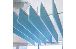 China Noise Reduction Polyester Fiber Acoustic Panel Sound Absorbing Ceiling Panel supplier