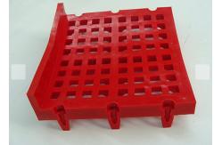 China Slotted Apertures Polyurethane Screen Mesh Panel Fit Cylindrical Quarry supplier