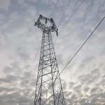 Q235B Q345B Q420 Steel Lattice Tower For Power Transmission for sale