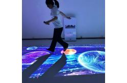 China Mobile Ground Projection Machine with 80 Games for Children supplier