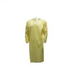 Yellow 100% Polyester Taffeta Fabric 100GSM Disposable Medical Clothing for sale