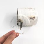 Clear Plastic Cosmetic Transparent Vinyl Sticker Paper Printing for sale