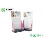 Customized Logo Printing Recycled PDQ Cardboard Hook Counter Display Stand for sale