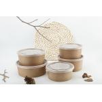 Eco-Friendly Disposable Food Grade Bamboo Paper Bowl For Soup Salad for sale