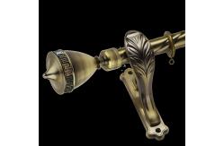 China Simple Aluminum Alloy Final 28mm Curtain Rod Set supplier