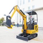 Road Equipment Small Digger Construction Small Home Garden Micro Earth Moving Machinery Mini Excavator for sale