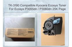 China Kyocera Mita Ecosys Toner Kit P3055DN Black Toner Kit TK3190 1T02T60NL0 supplier