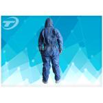 CPE disposable painters coveralls Waterproof Gown With Knitted Cuff for sale