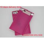 Red Color Poly Bubble Mailers  4 * 8 Inch With High Frequency Heat Seal for sale