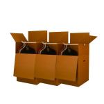 Durable Corrugated Shipping Boxes / Stackable Carton Paper Box For Moving for sale