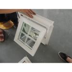 Outward Crank UPVC Awning Window Top Hung OEM for sale