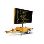 Flashing Arrow Portable Variable Message Sign For High Way / Urban City Road for sale