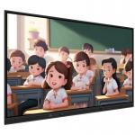 55 65 75 86 98 105 Inch 4K Digital Interactive Flat Panel Touch Screen Ai Smart Interactive Whiteboard for Classroom Conference for sale