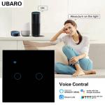 240V Smart Zigbee Switch Zigbee Hubs 2 Gang APP Control Remote Light Switch