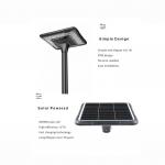Solar Street Light Pillar LED Pole Posts Garden Lamp New Solar Lighting System