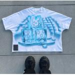 Custom 100% Cotton Boxy Fit Vintage Acid Washed T Shirt Sun Faded Graphic T Shirts Men OEM/ODM Support OEM/ODM Service for sale