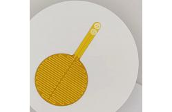 China Round Shape Polyimide Foil Heater , Custom Flexible Heater For Leg Massager supplier