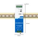 120W Industrial Power Adapter 48V 2.5A Din Rail Wide AC/DC Input CE UL Listed for sale