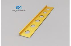 China ASTM Approved Aluminium L Profiles Edge Trim 4mm Depth supplier