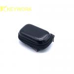 Black Unisex Folding EVA PU Leather Reading Eyewear Glasses Cases Protective for sale