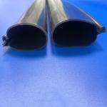 Clasp Sheath silicone foam pipe insulation For Electrical Cable