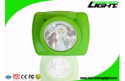 China 13000LUX Led Mining Cap Lamp , Portable Miners Helmet Light IP68 Waterproof supplier