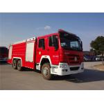 6x4 Foam Fire Truck With 16000kg Water Foam Tender For Fire Brigades for sale