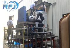 China Durable Industrial Ice Block Maker , Automatic Ice Block Making Machine Air Cooled supplier