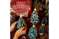 China Versatile Flameless Taper Candles Real Wax Christmas Tree Candles supplier