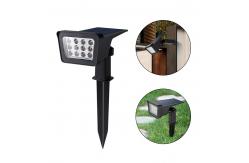 China Adjustable 250LM LED Solar Landscape Light supplier