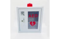 China Customizable AED Defibrillator Cabinets , Alarmed AED Wall Box 400x360x200mm supplier