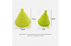 China FDA Approved Mini Silicone Collapsible Funnel for oil Liquid Transfer supplier