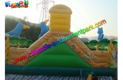 China Elephant Commercial Bouncy Castles , Bouncy Castles House With Fully Printing supplier