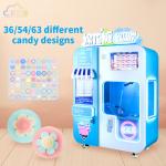 3000W Automatic Cotton Candy Vending Machine With 21.5 Inch Screen for sale