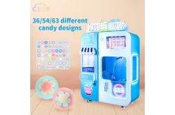 China 3000W Automatic Cotton Candy Vending Machine With 21.5 Inch Screen supplier