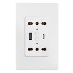 Chile Version Households Dual Wifi Wall Socket 220-240V 50/60Hz for sale