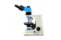 China High Precision Digital Polarizing Microscope 20x / 40x Objective Transmit 6V 20W Halogen Lamp supplier