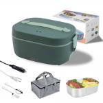 Portable 304 Stainless Steel Electric Lunch Box 80W Power 1.5L Capacity 20min Heating Time Safe / Easy To for sale
