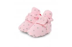 China Wholesale cheap Cotton fabric stars print fancy cute toddler boy girl baby booties supplier