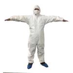 Waterproof Disposable Surgical Gown Non Woven Fabric White Disposable Overalls for sale