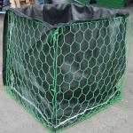 60x80mm Plastic Coated Welded Mesh / 3.0mm PVC Coated Gabion Wire Mesh for sale